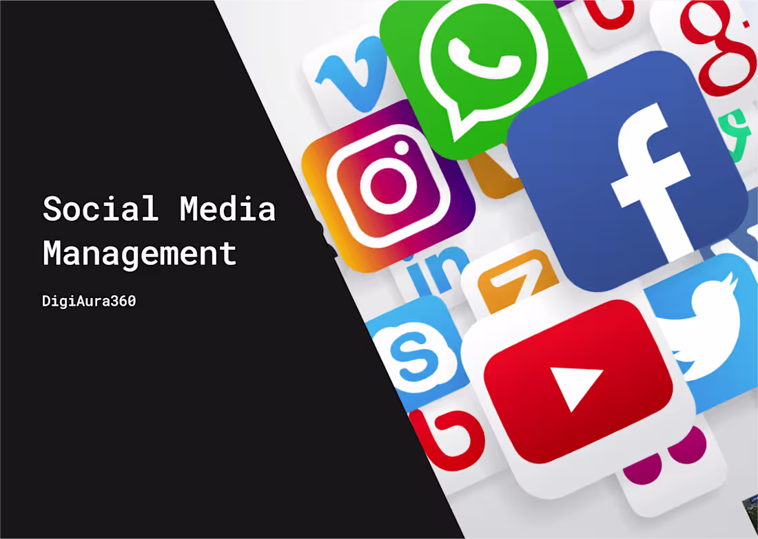 Cover image for Social Media Management: Grow, Engage & Convert