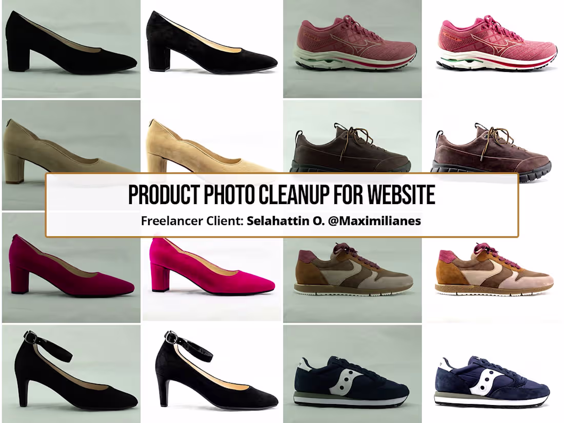 Cover image for Product Photo Cleanup for eCommerce Website