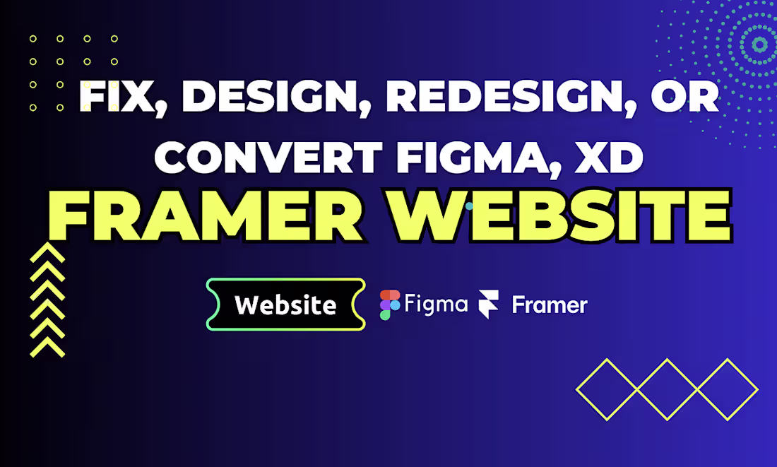Cover image for Framer Website Design & Development