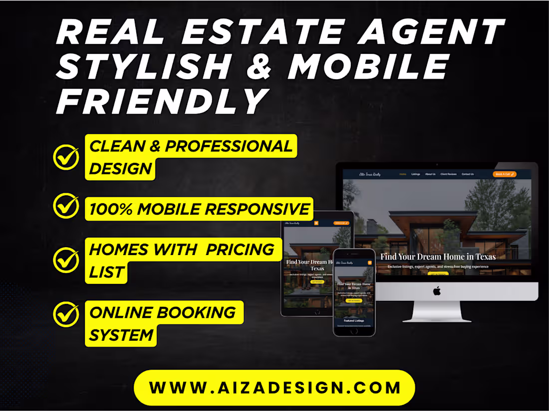 Cover image for Real Estate Website for Home Sales & Rentals Using Squarespace
