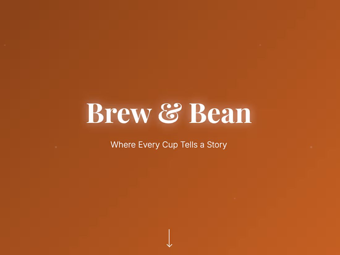 Cover image for Brew & Bean - Coffee Shop Menu