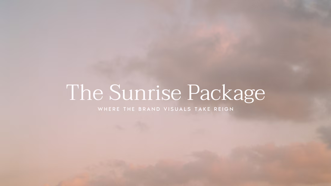 Cover image for The Sunrise Package (Brand identity)