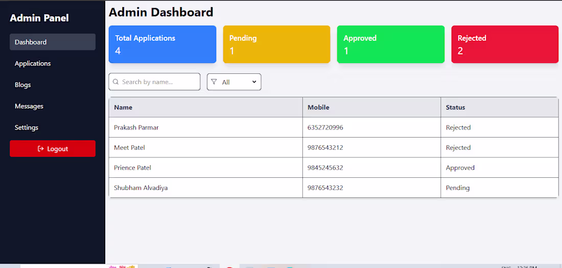 Cover image for Solar Panel Installation & Subsidy Management System