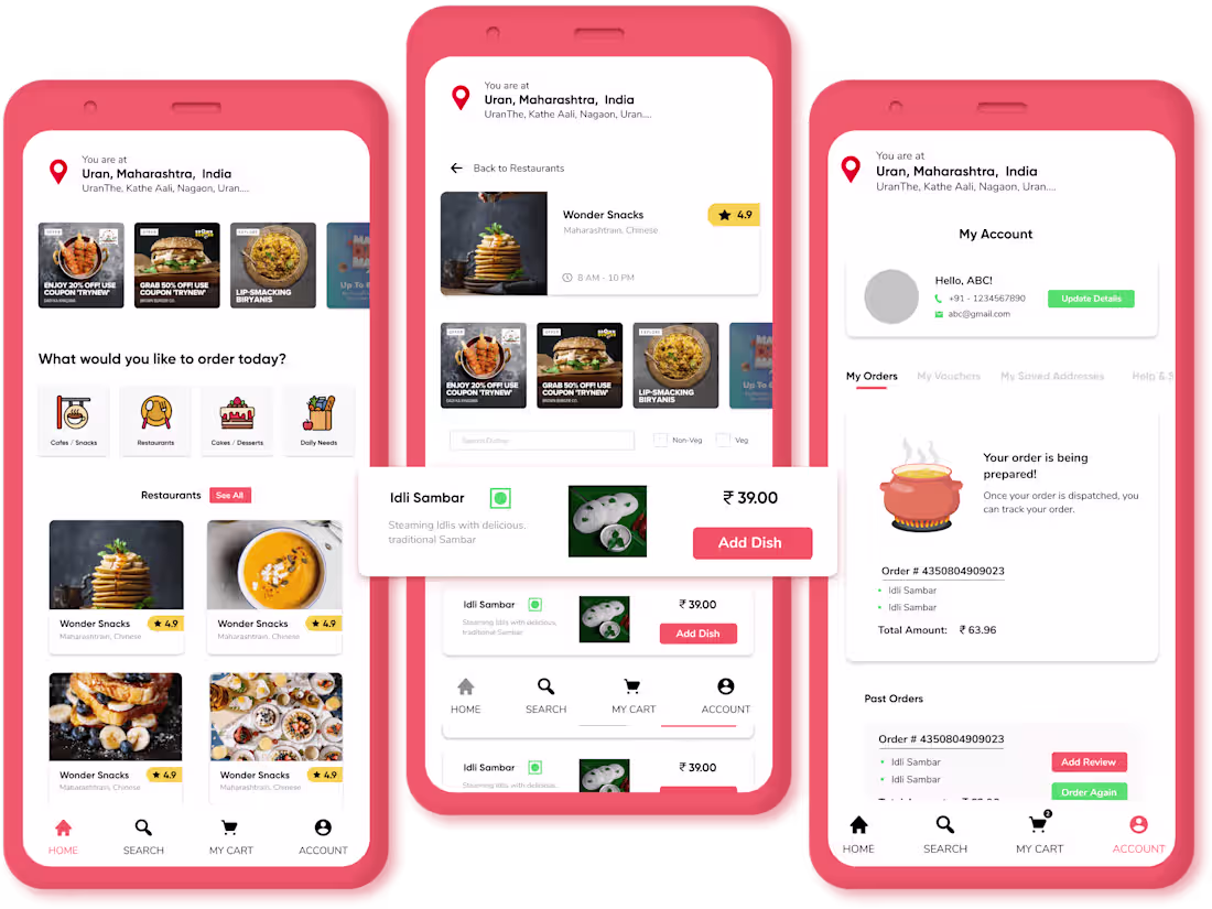 Cover image for Food Delivery app