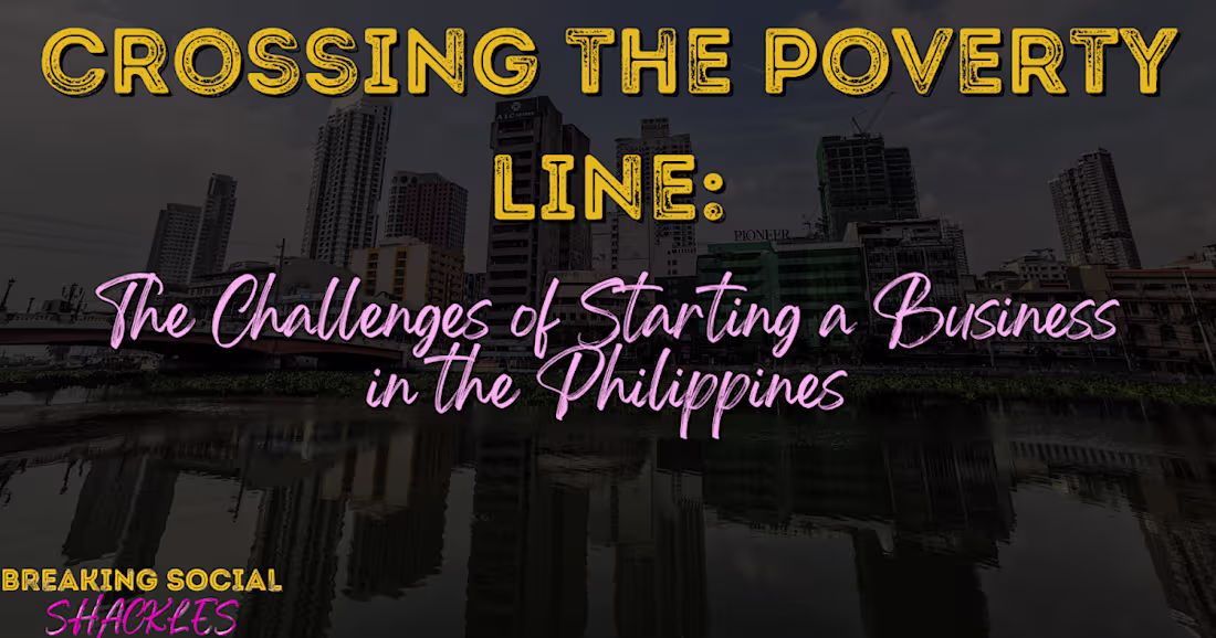 Cover image for CROSSING THE POVERTY LINE: THE CHALLENGES OF STARTING A BUSINES…