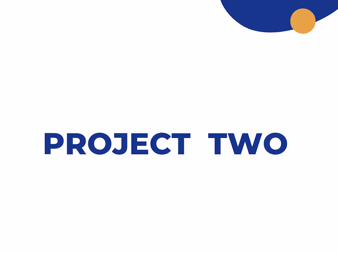 Cover image for Project Two