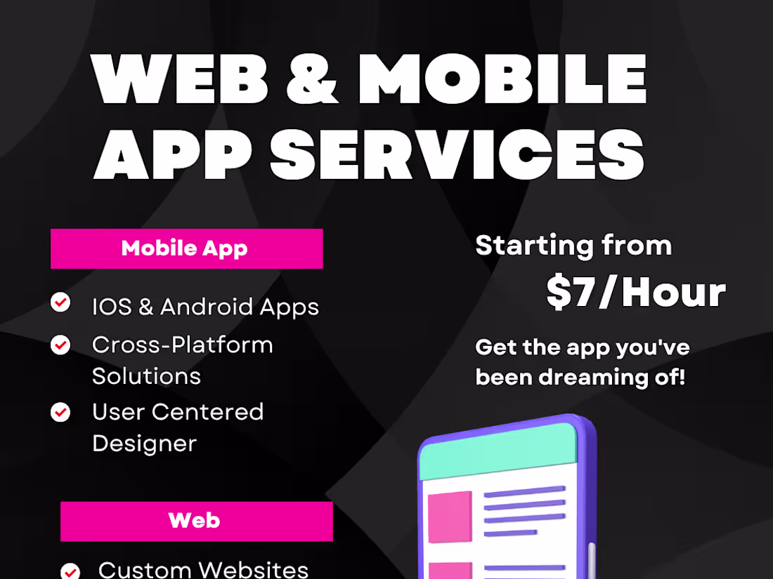 Cover image for Cross-Platform Mobile App Development for iOS & Android