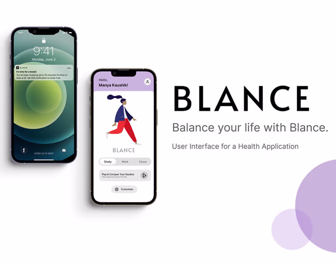 Cover image for Blance - Application UI/UX on Behance