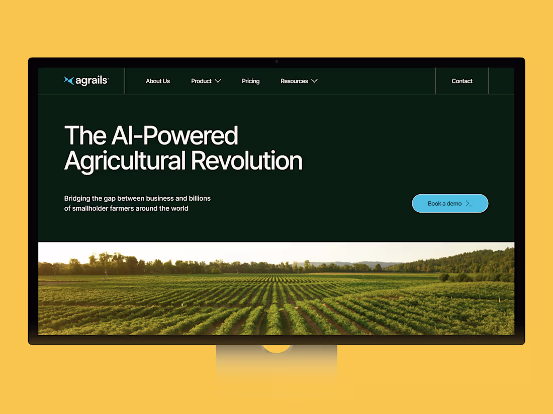 Cover image for AI-Powered Web Experience for Agrails
