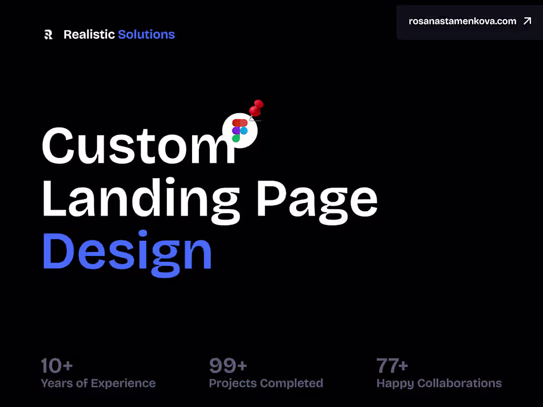 Cover image for Custom Landing Page Design