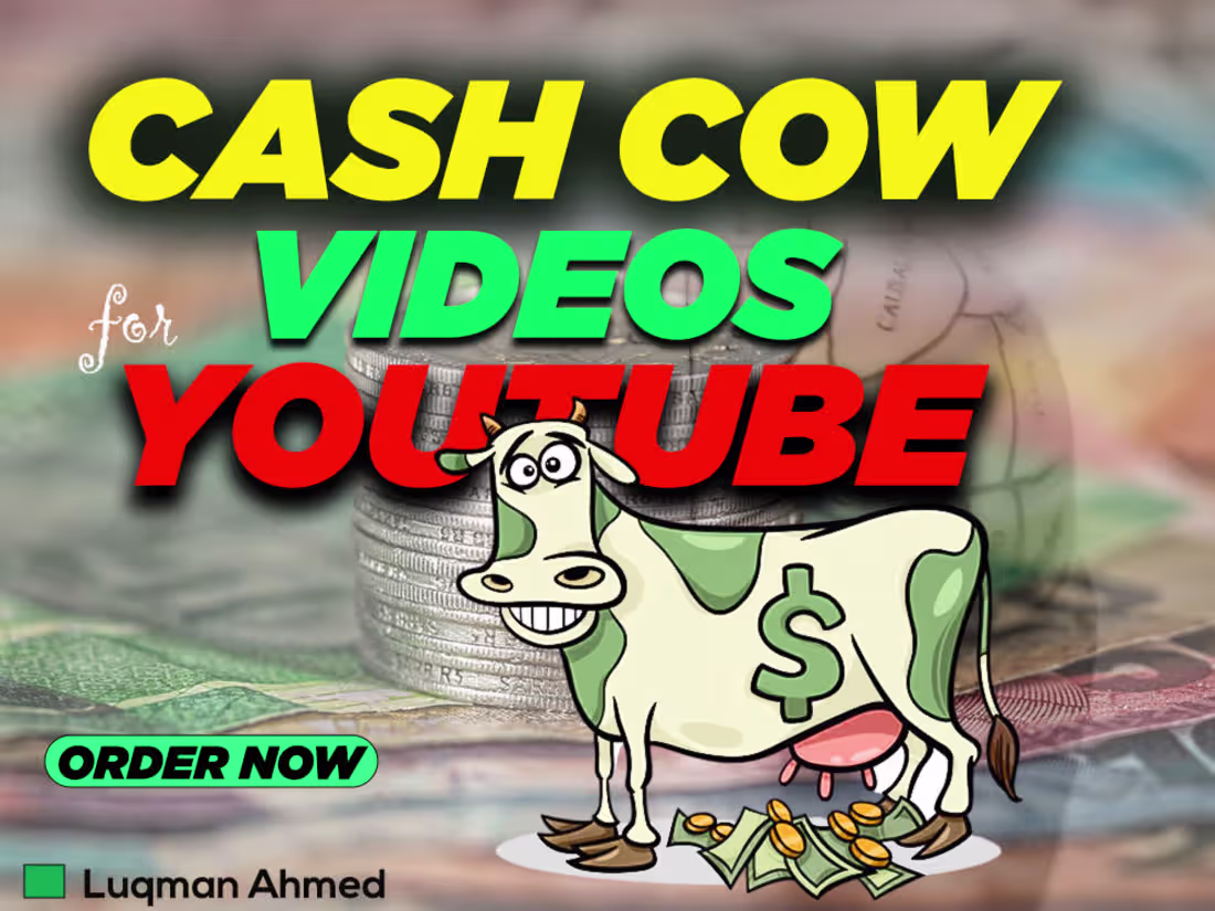 Cover image for Cash Cow Video Editing