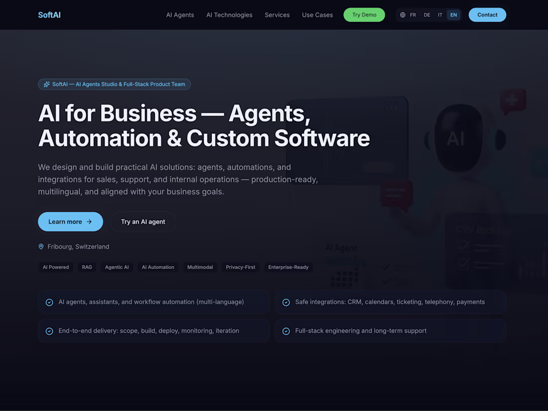 Cover image for AI for Business — Agents,