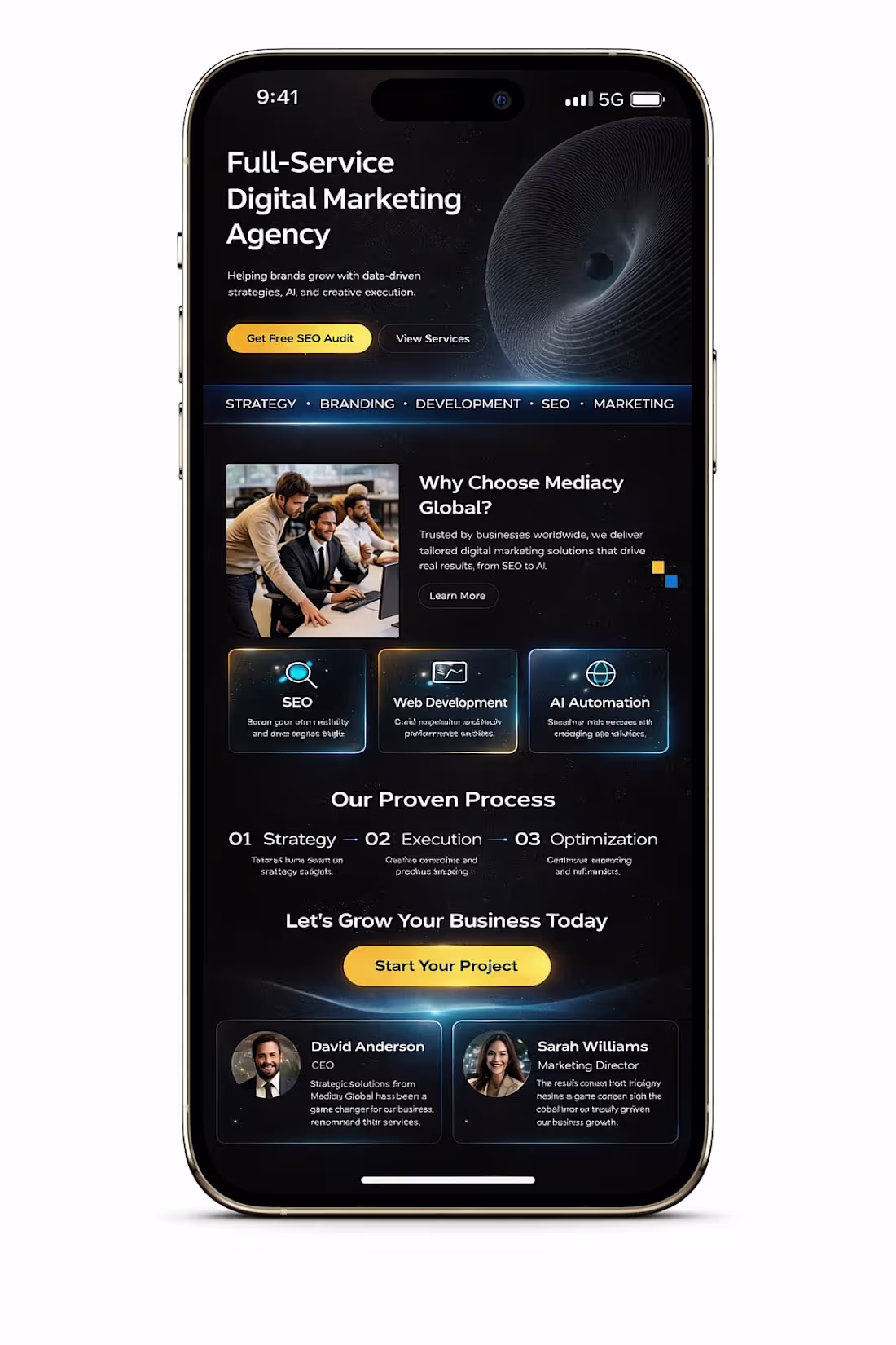 Cover image for Mediacy Global Website Development –