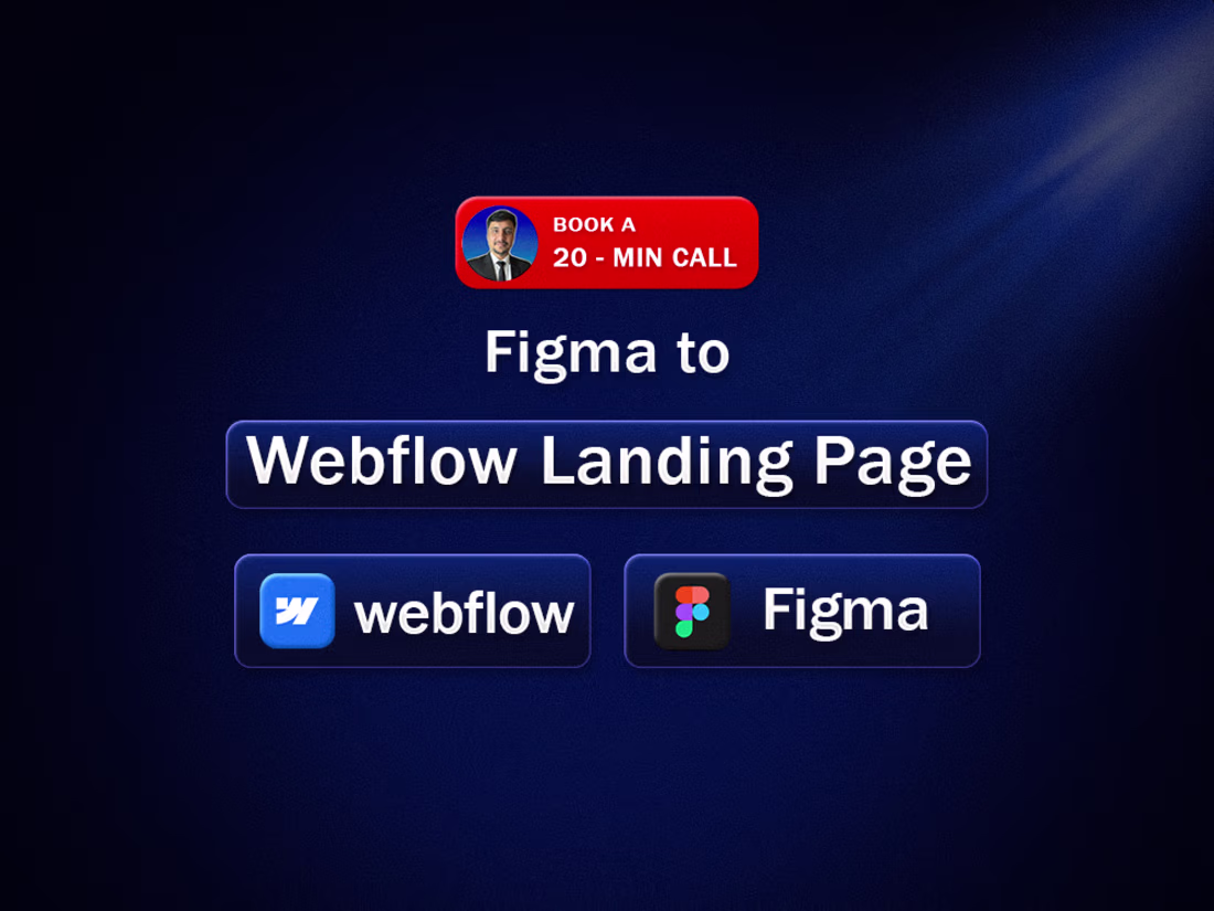 Cover image for Webflow Landing Page Development for High Conversions