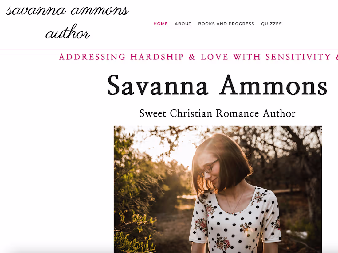 Cover image for Savanna Ammons Author