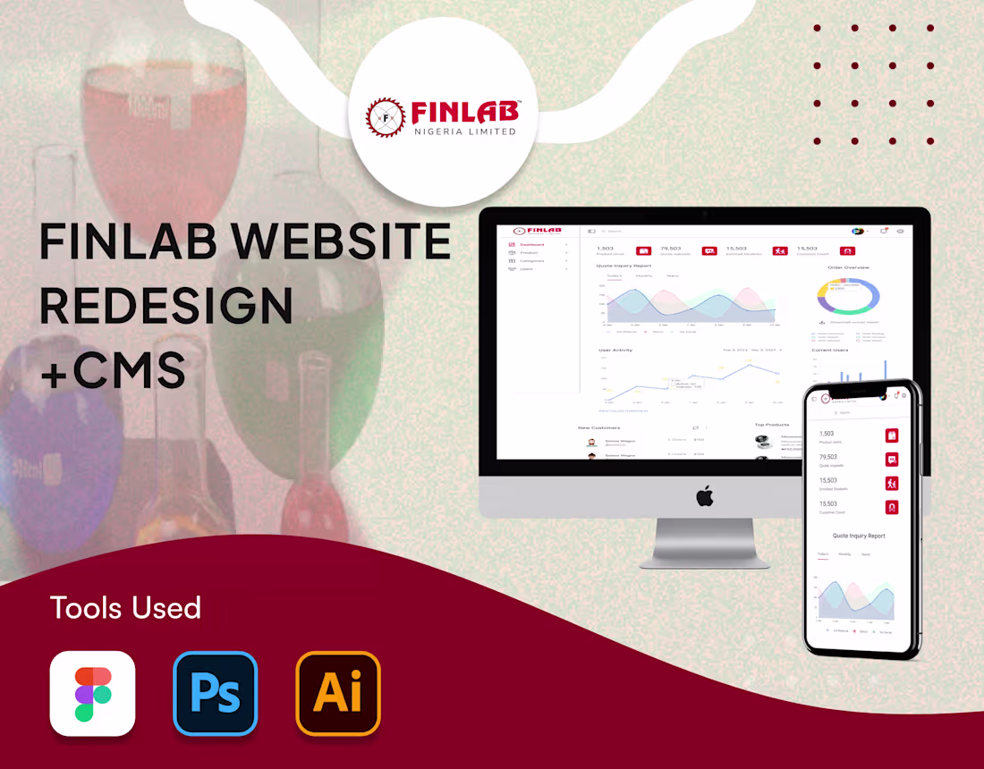 Cover image for Finlab Website Redesign
