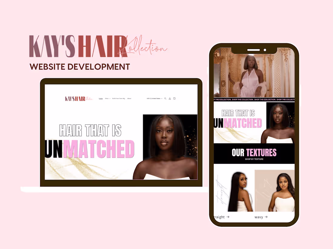 Cover image for Kay's Hair Kollection Website Development