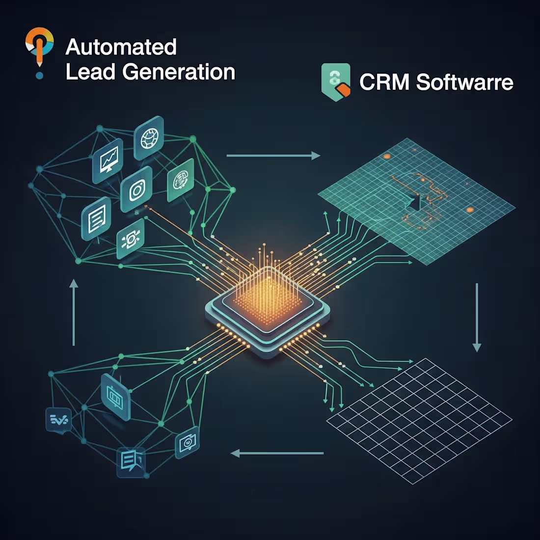 Cover image for AI-Powered Sales Lead Generation & CRM Automation