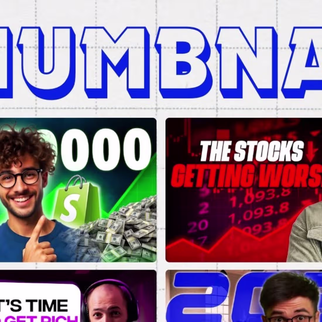 Cover image for Kaprica on Instagram: “Recent thumbnails i designed
“DM” to Hir…