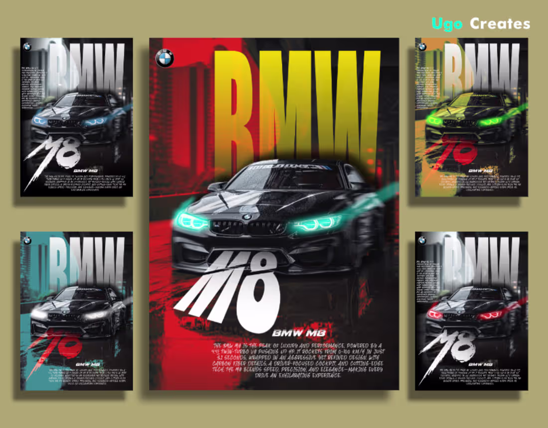 Cover image for BMW Poster Design