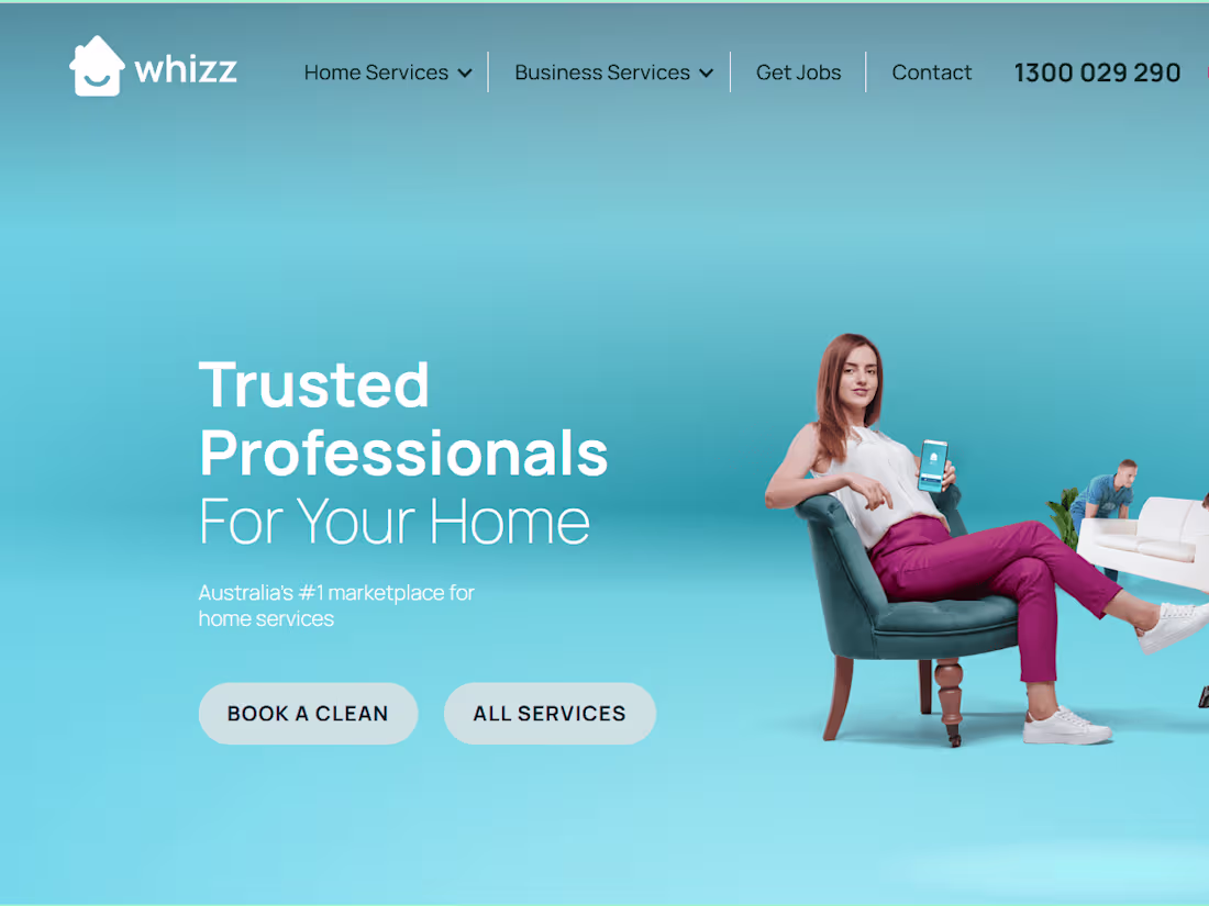 Cover image for Marketplace for the home clean services.
