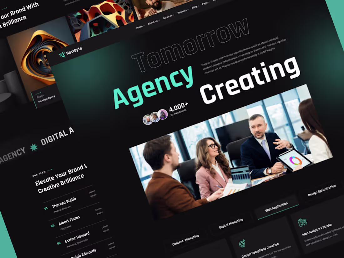 Cover image for Creative Agency Landing Page