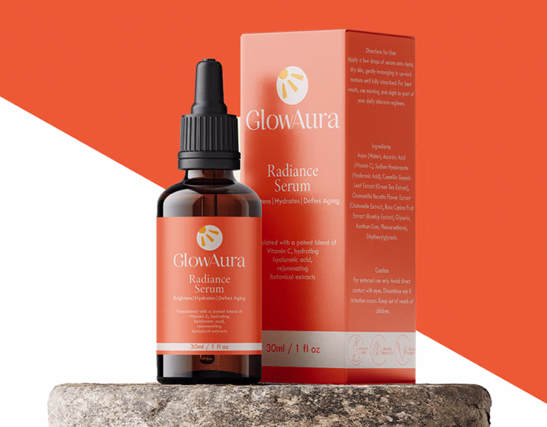 Cover image for GLOWAURA - Brand Design