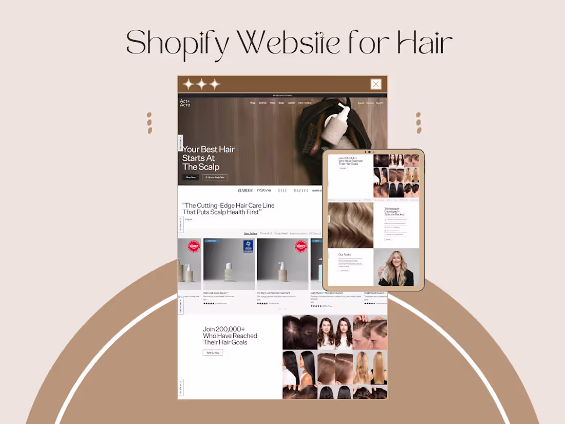 Cover image for I designed a Shopify eCommerce