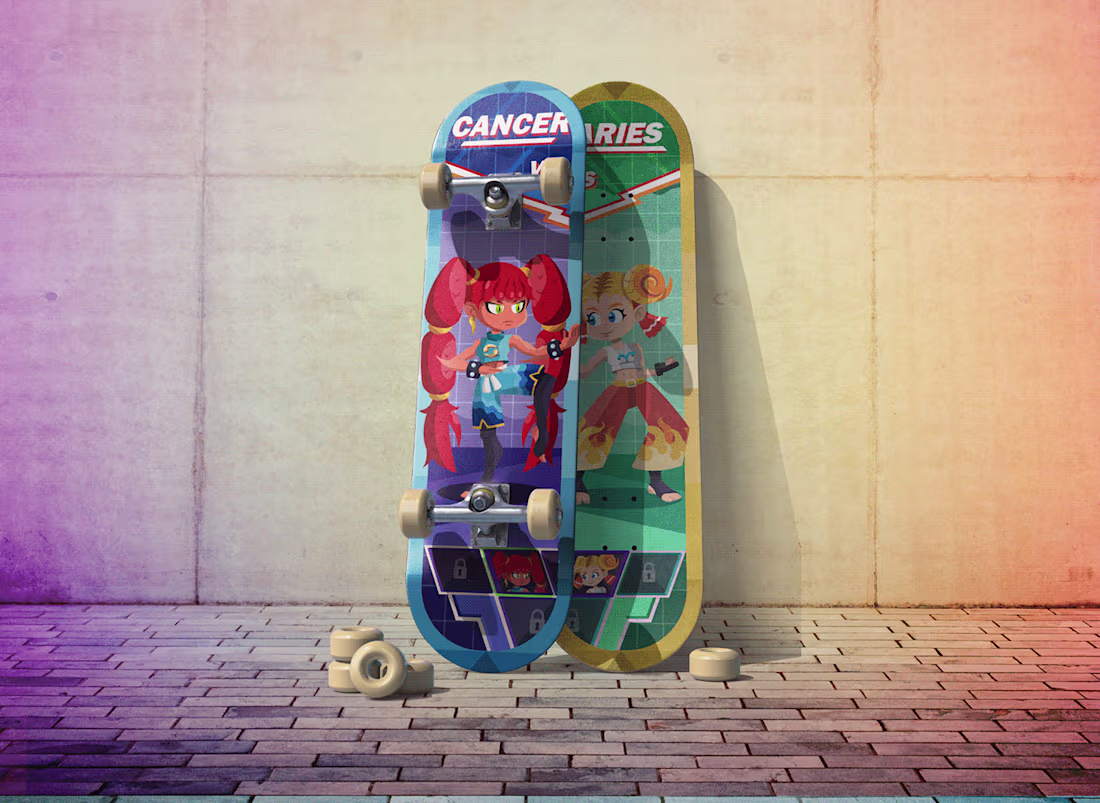 Cover image for Zodiac Skateboard Decks :: Behance