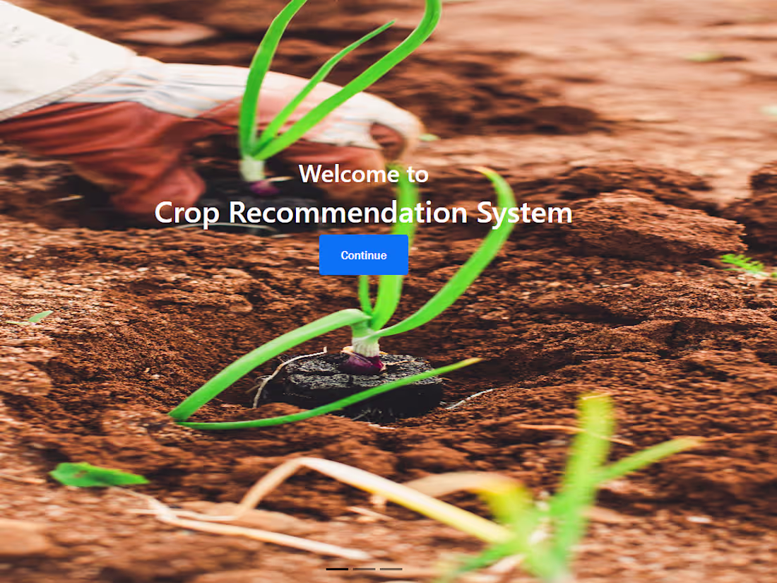 Cover image for Crop Recommendation System