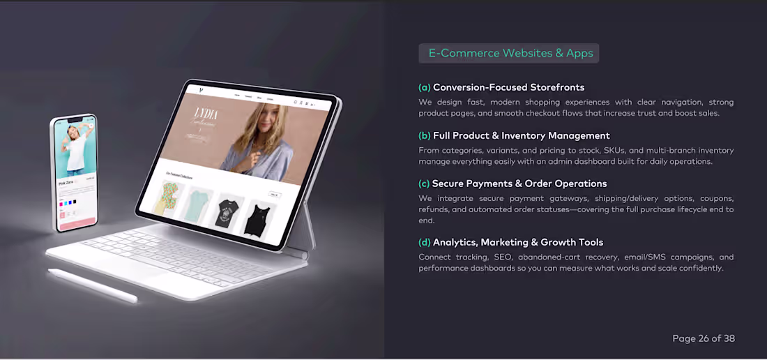 Cover image for E-Commerce Web & Mobile Platform
Worked