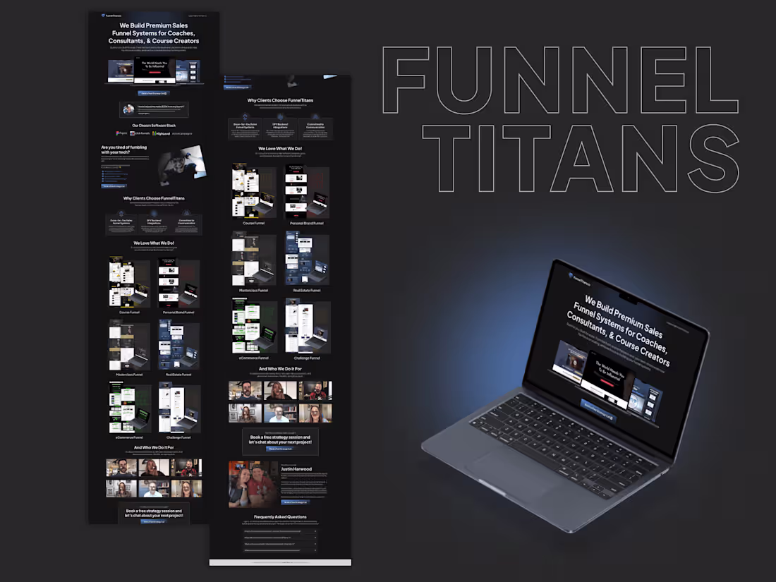 Cover image for 🪄 Funnel Redesign for FunnelTitans