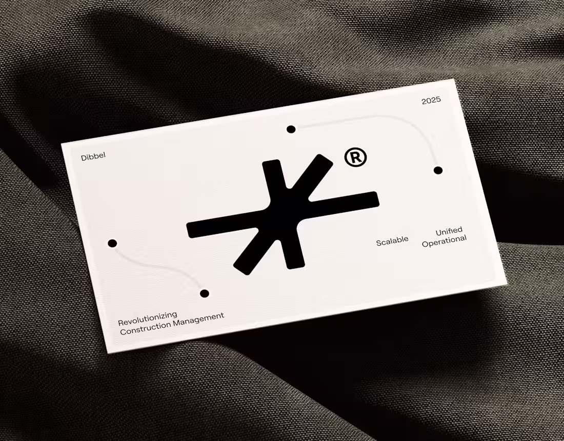 Cover image for Dibbel – Branding for SaaS Construction