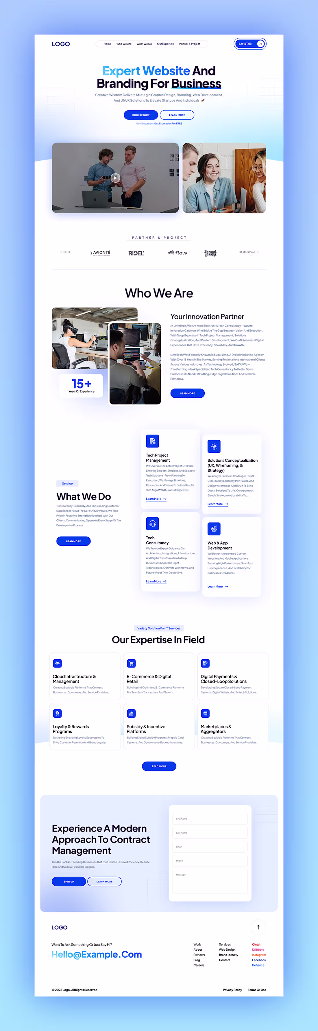 Cover image for Agency Website