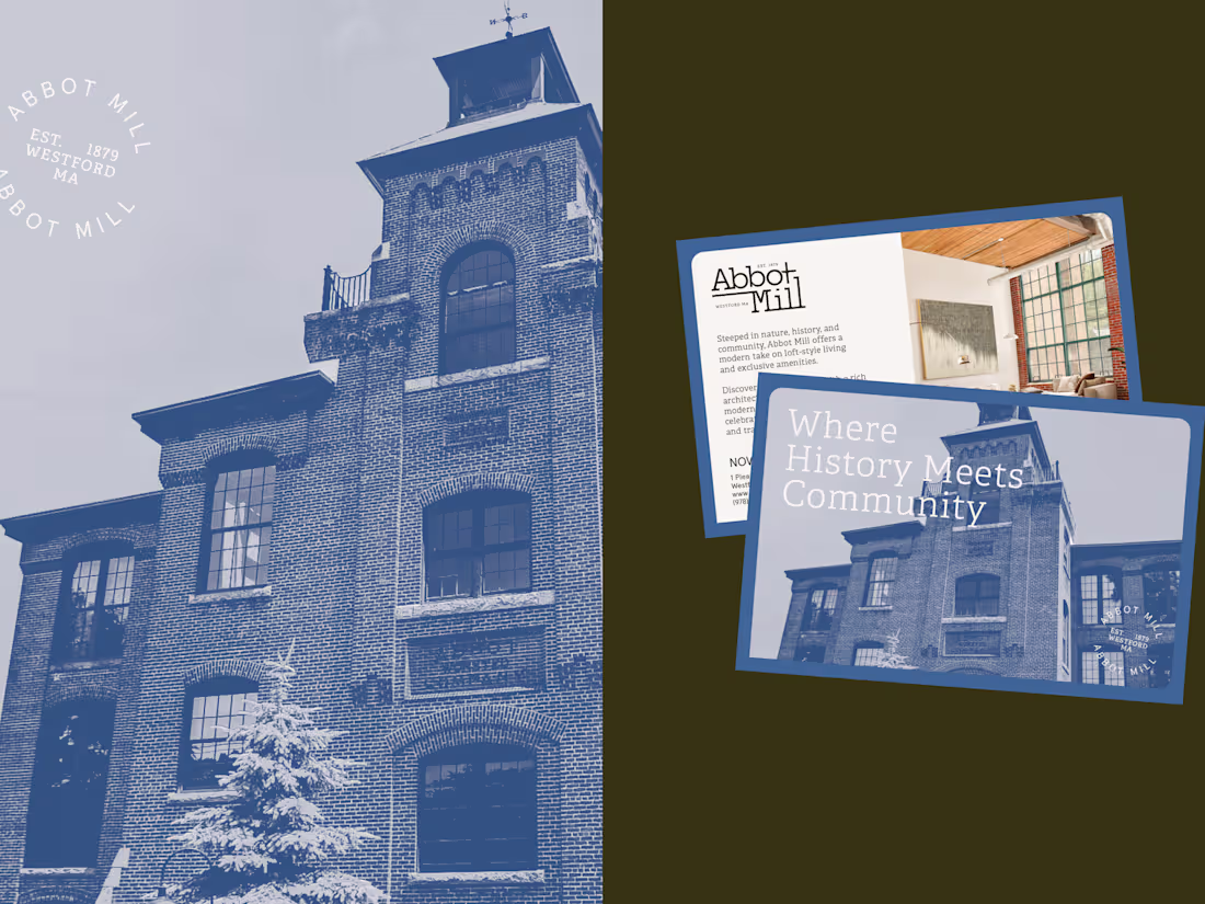 Cover image for Rebranding for Abbot Mill, a