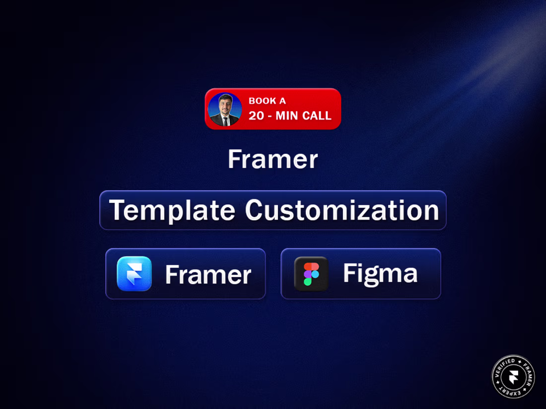 Cover image for Custom Framer Templates. Fast, Flexible, and On-Brand