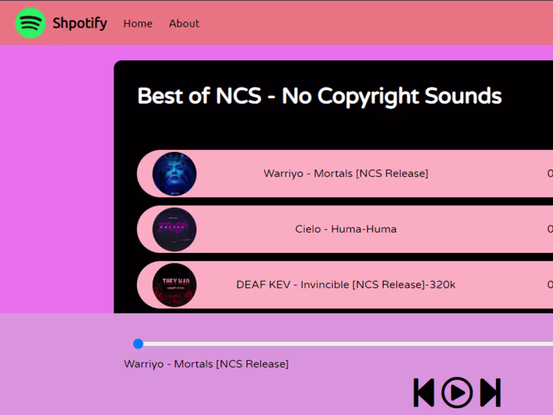 Cover image for A Clone of Spotify