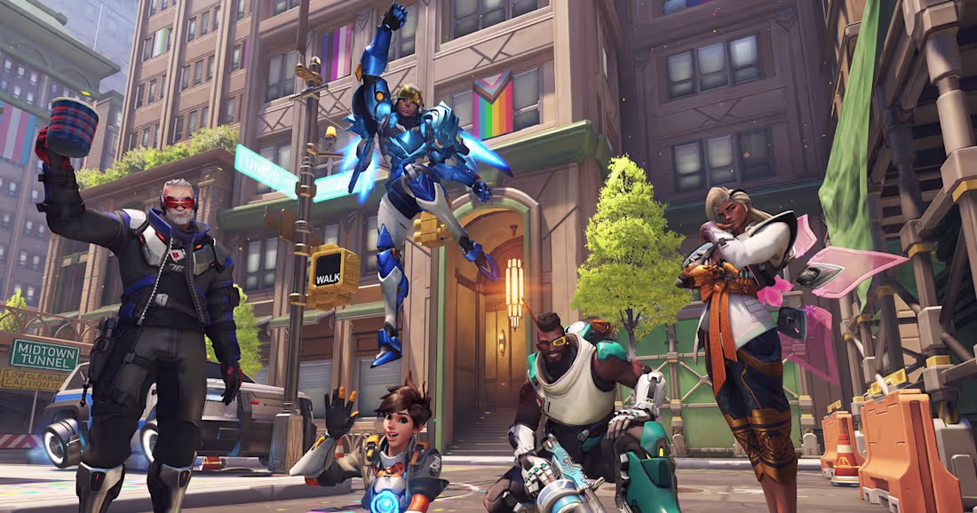 Cover image for Overwatch 2 celebrates its first in-game Pride event