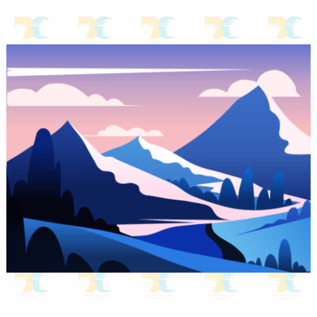 Cover image for Landscape Illustration...