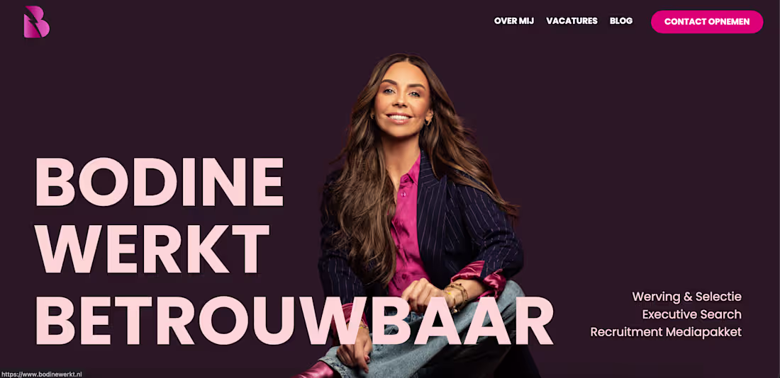 Cover image for Personal branding website for recruitment professional