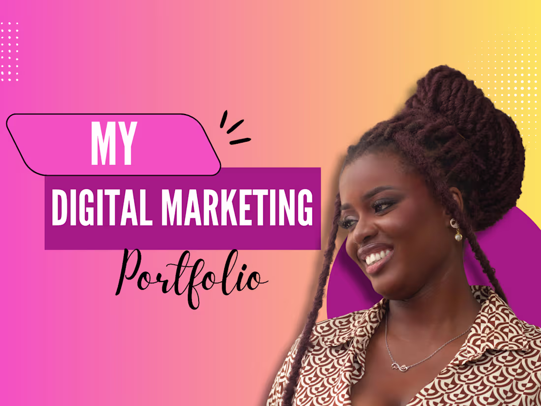 Cover image for Digital Marketing Portfolio
