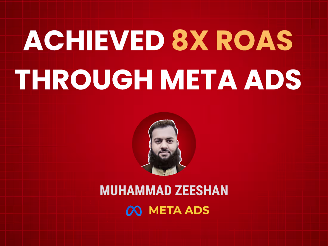 Cover image for Achieving 8x ROAS with Meta Ads for E-commerce Lead Generation