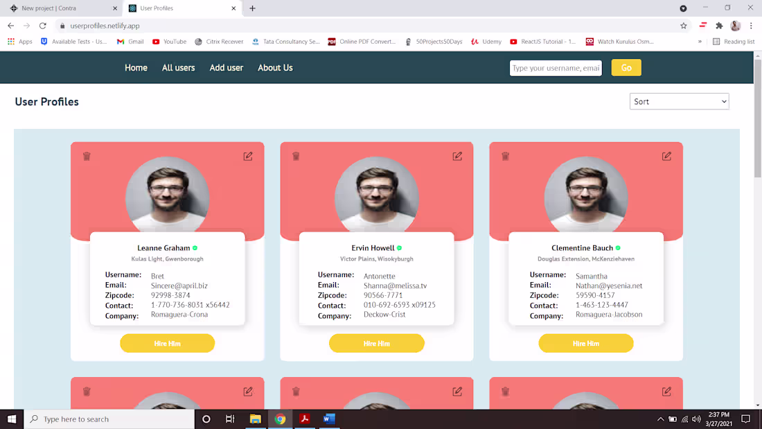 Cover image for User Profile Management
