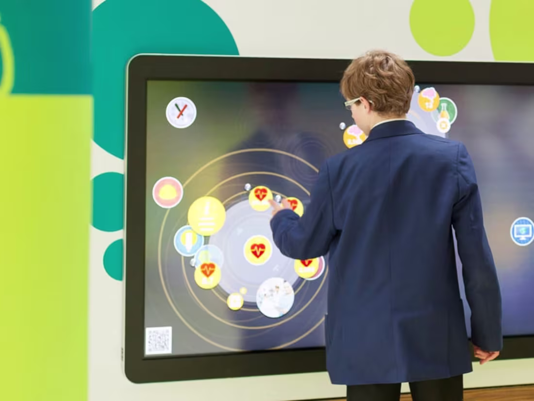 Cover image for Large Touchscreen Interactive