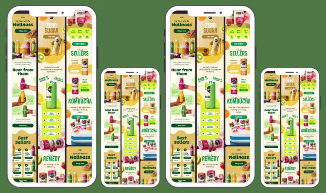 Cover image for Email Campaign Design & Klaviyo Automation for Beverage Brand