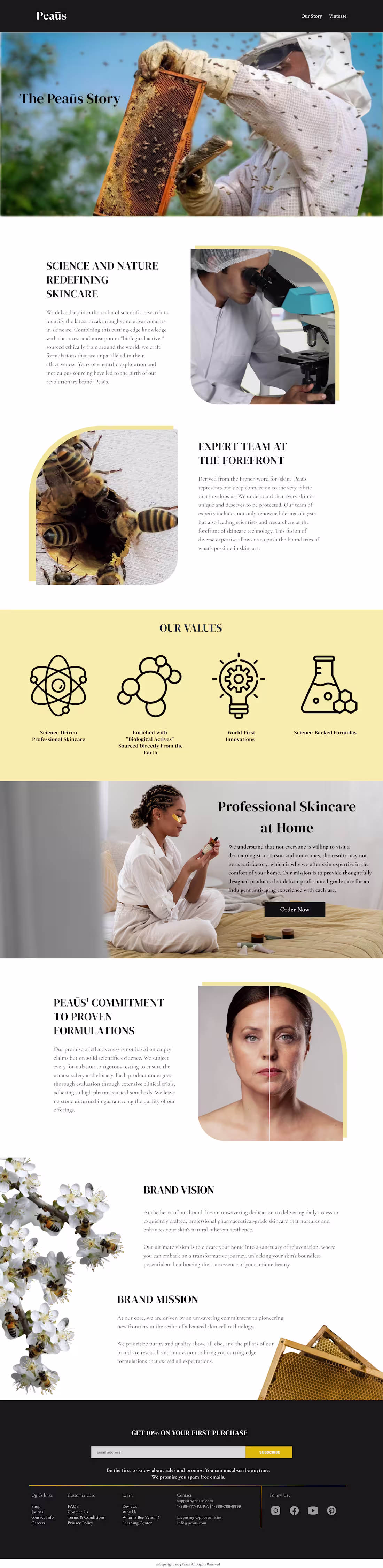 Cover image for Redesign - Peaus :: Behance