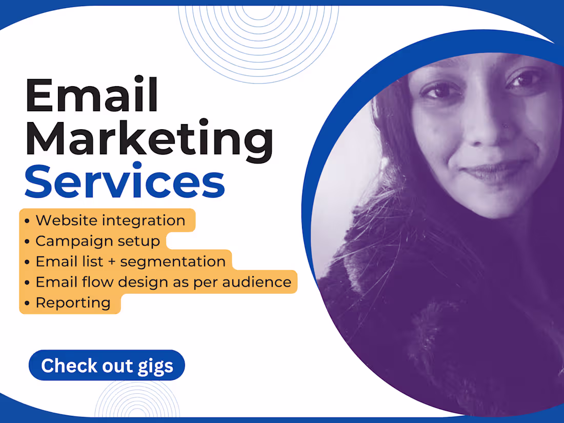 Cover image for Email Marketer+Designer for small businesses