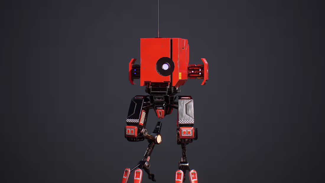 Cover image for 3D Sci-fi Robots 