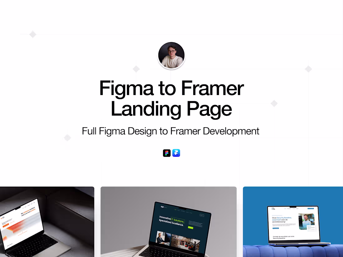 Cover image for Figma Design to Framer Development