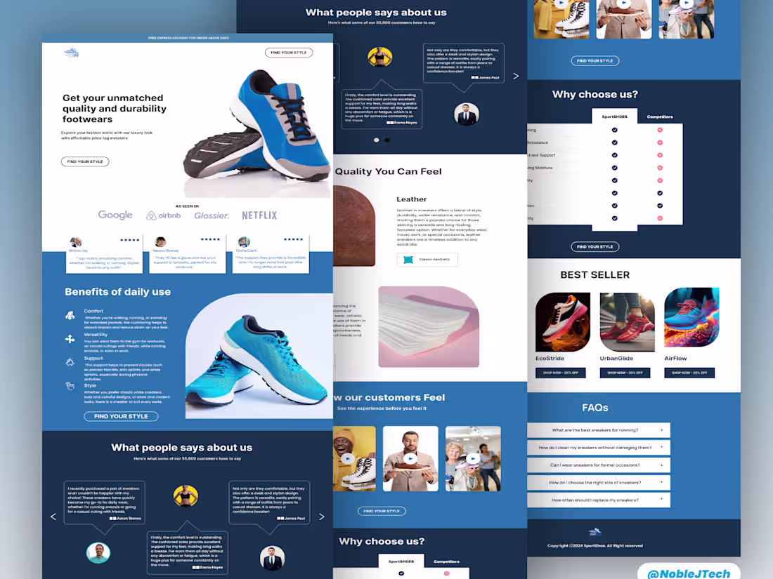 Cover image for FastShoe Replo Landing page 